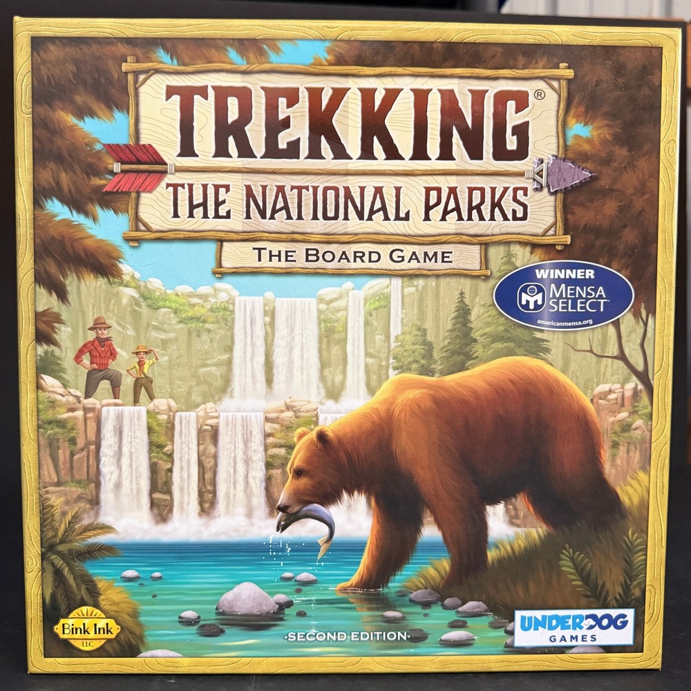Trekking The National Parks Board Game Second Edition Underdog Games Mensa
